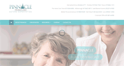 Desktop Screenshot of pinnaclehomecare.net